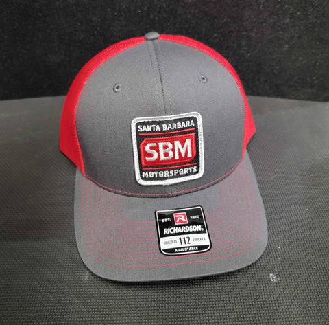 SBM - Shop Patch Grey/RedTrucker