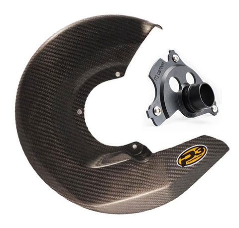 P3 Carbon Front Brake Disc Guard Kit KTM 2015 – 2022